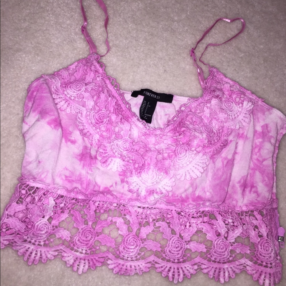 Cropped Pink Tank